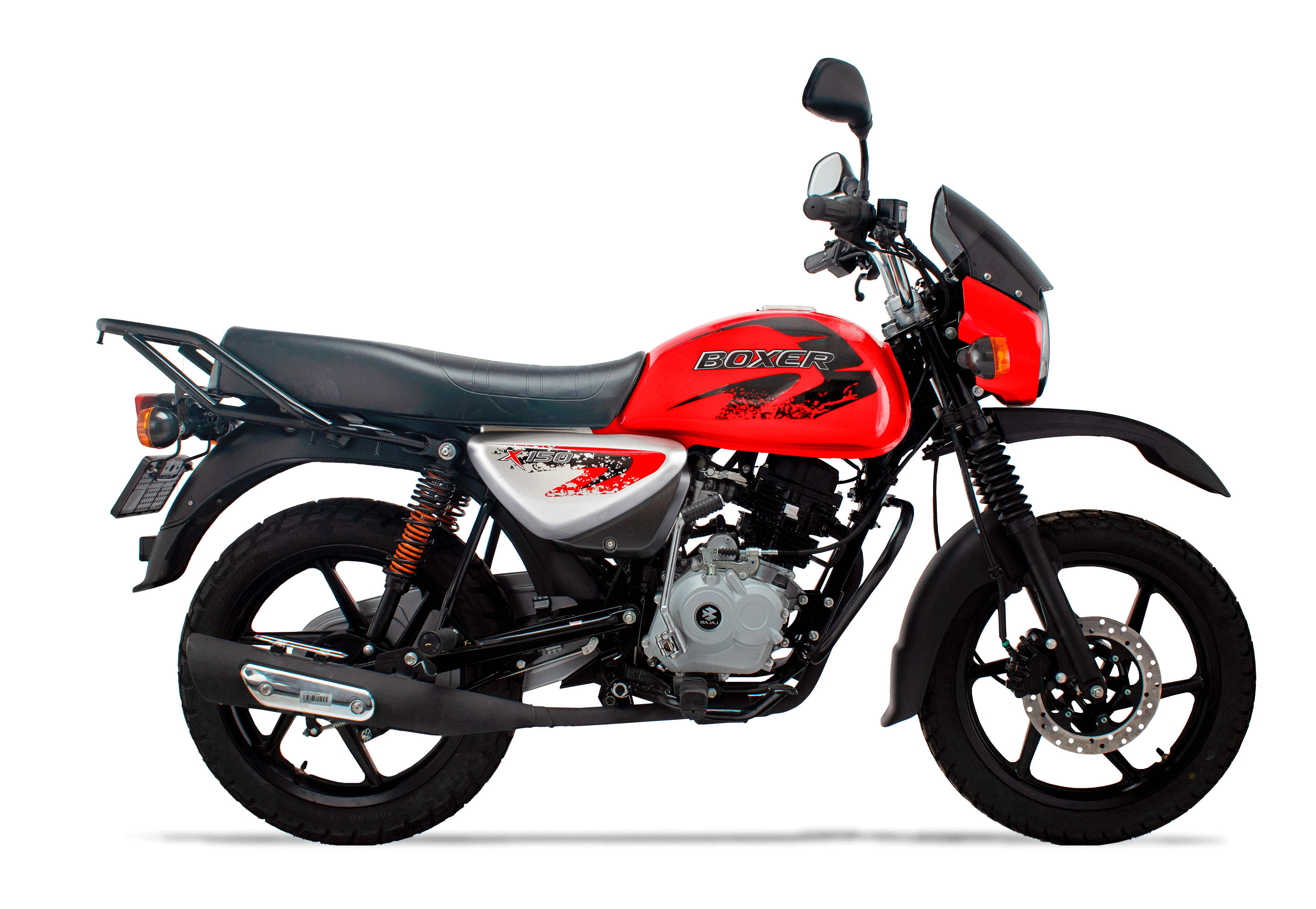 Bajaj Boxer 150X UG DSC 2025 en color rojo
