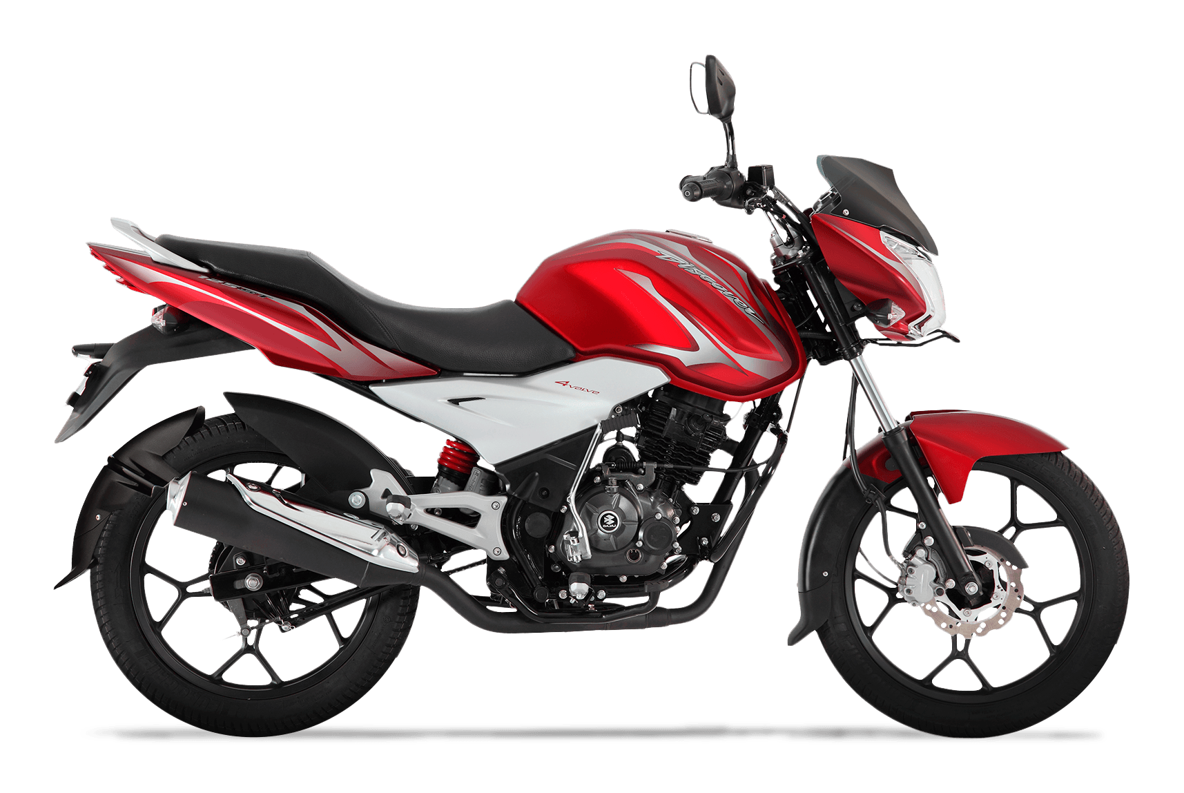 Bajaj Discover 125ST 2025 en color rojo