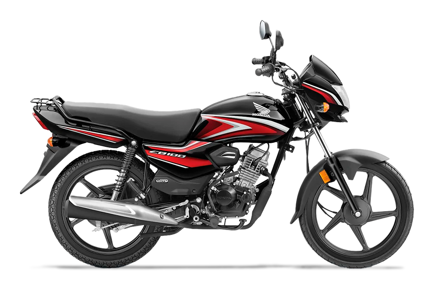 Honda CB100 2024 en color negro