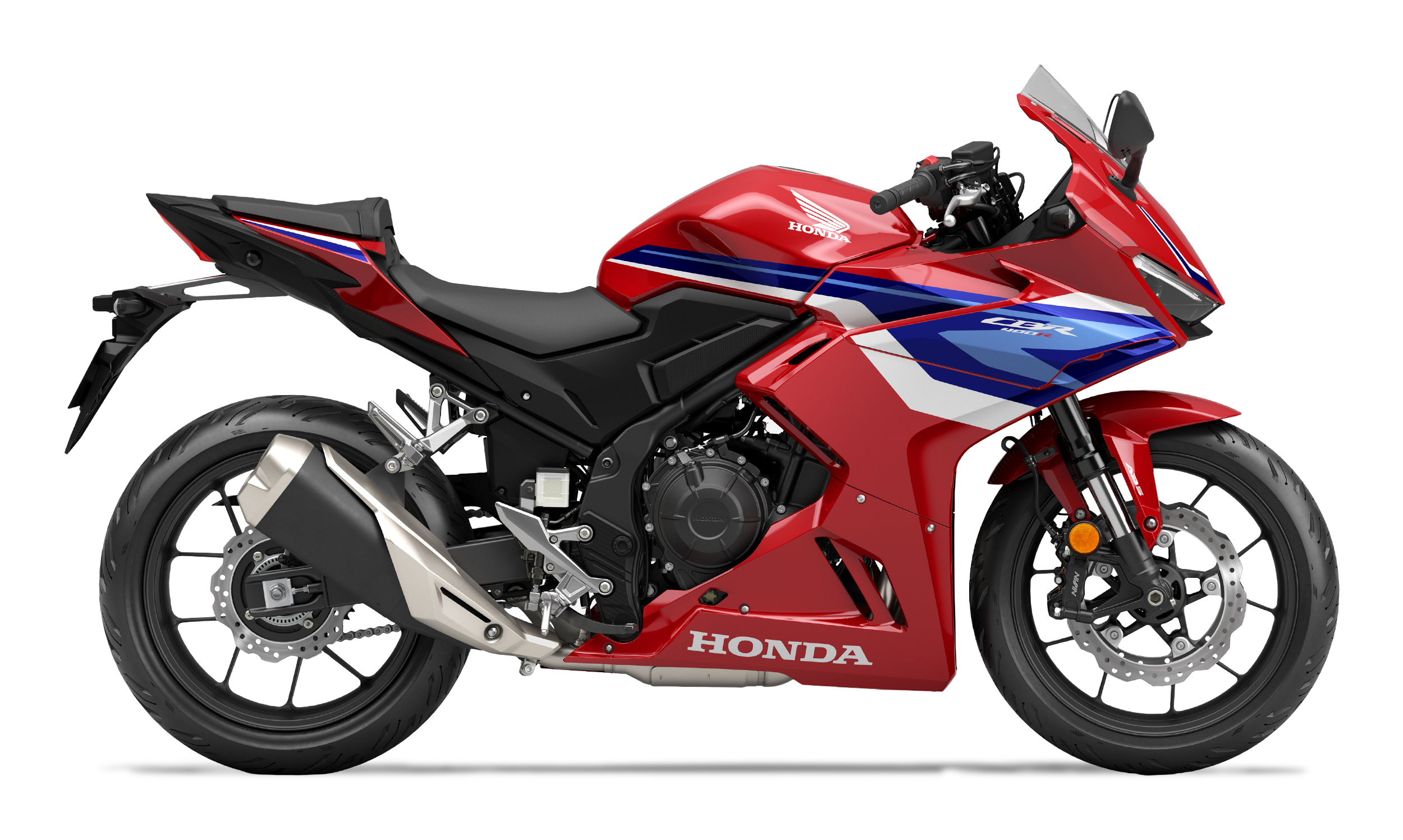 Honda CBR500R 2024 en color rojo