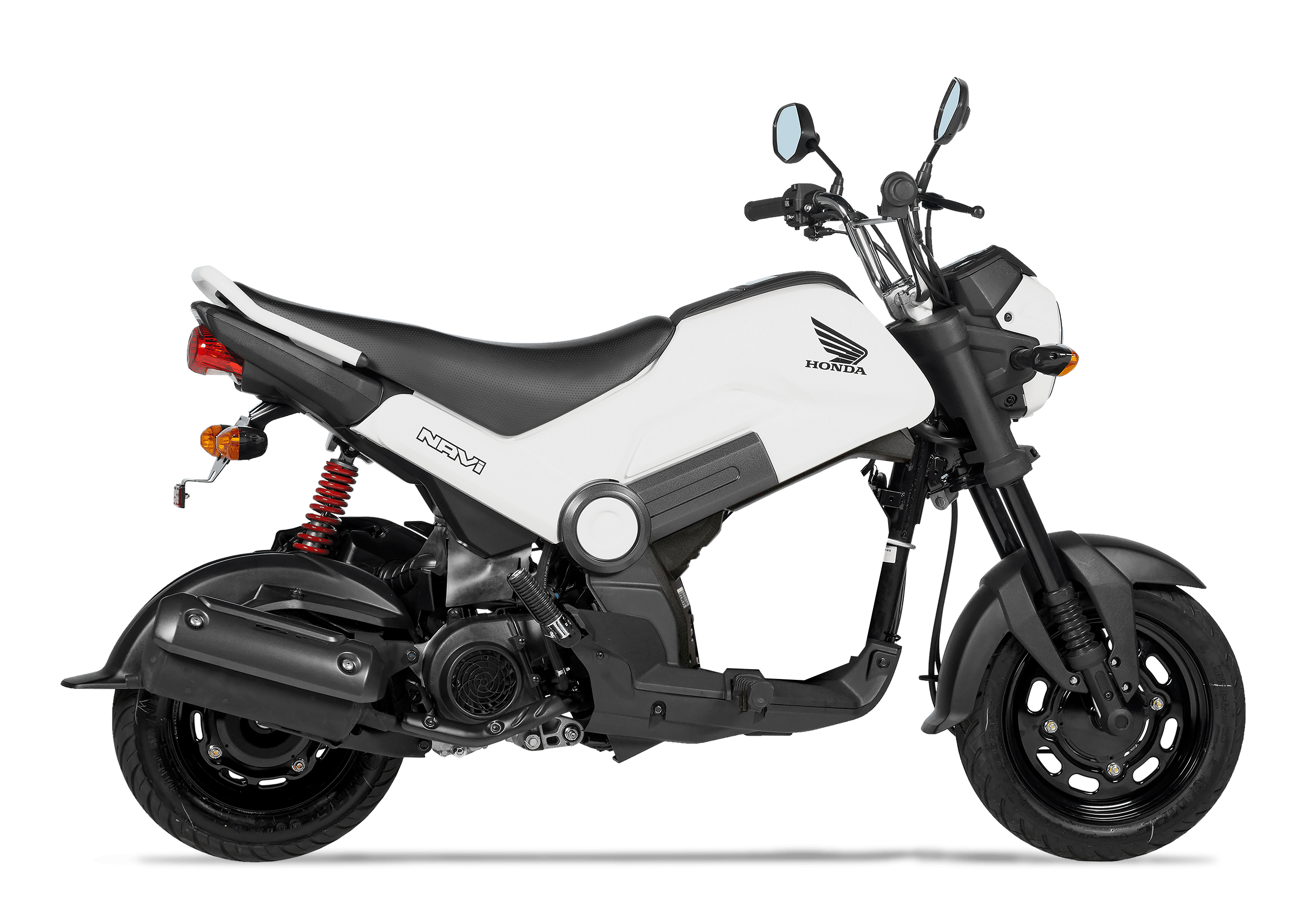 Honda Navi 110 2024 en color blanco