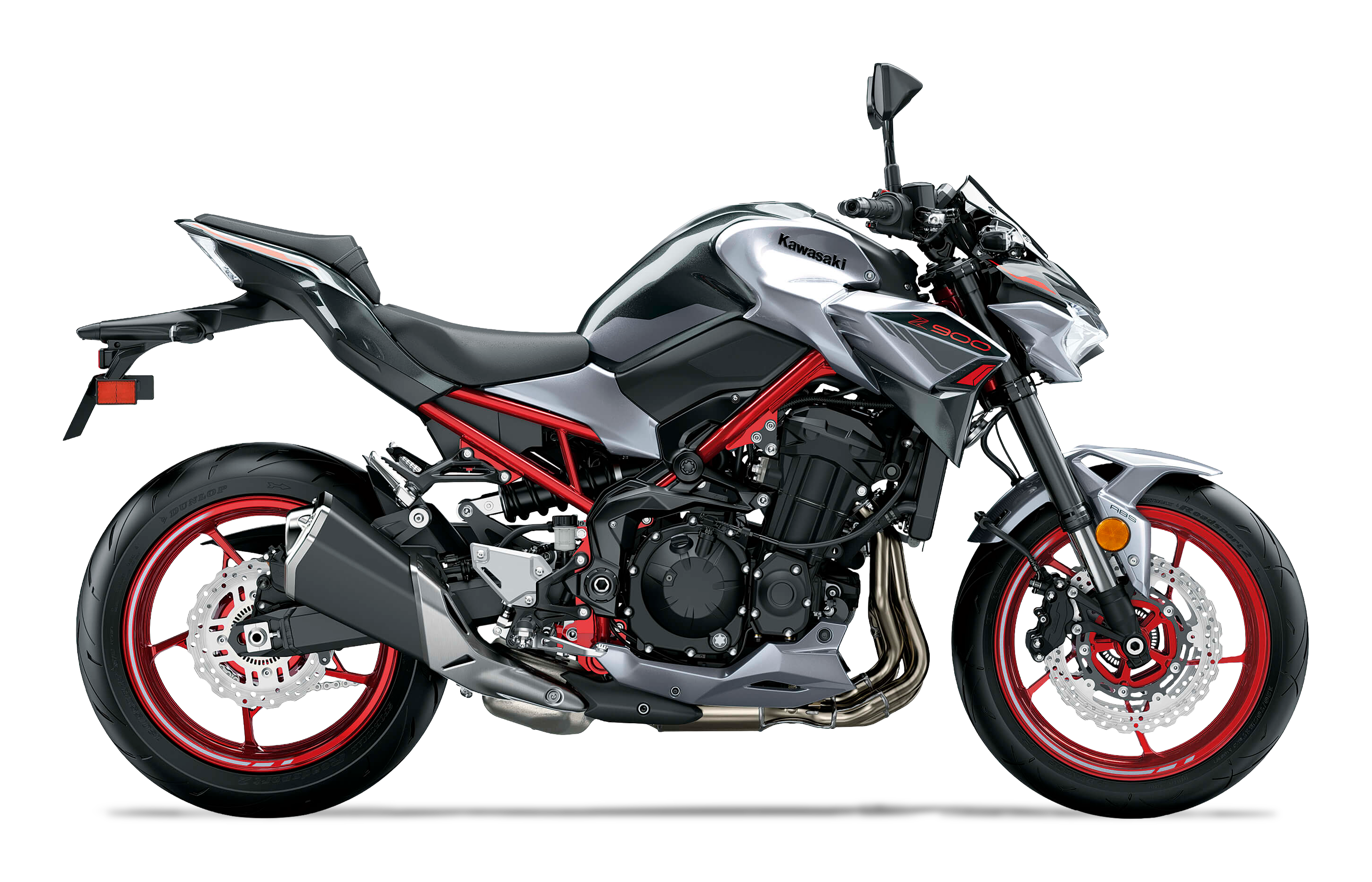 KAWASAKI Z900 ABS 2023 en color rojo