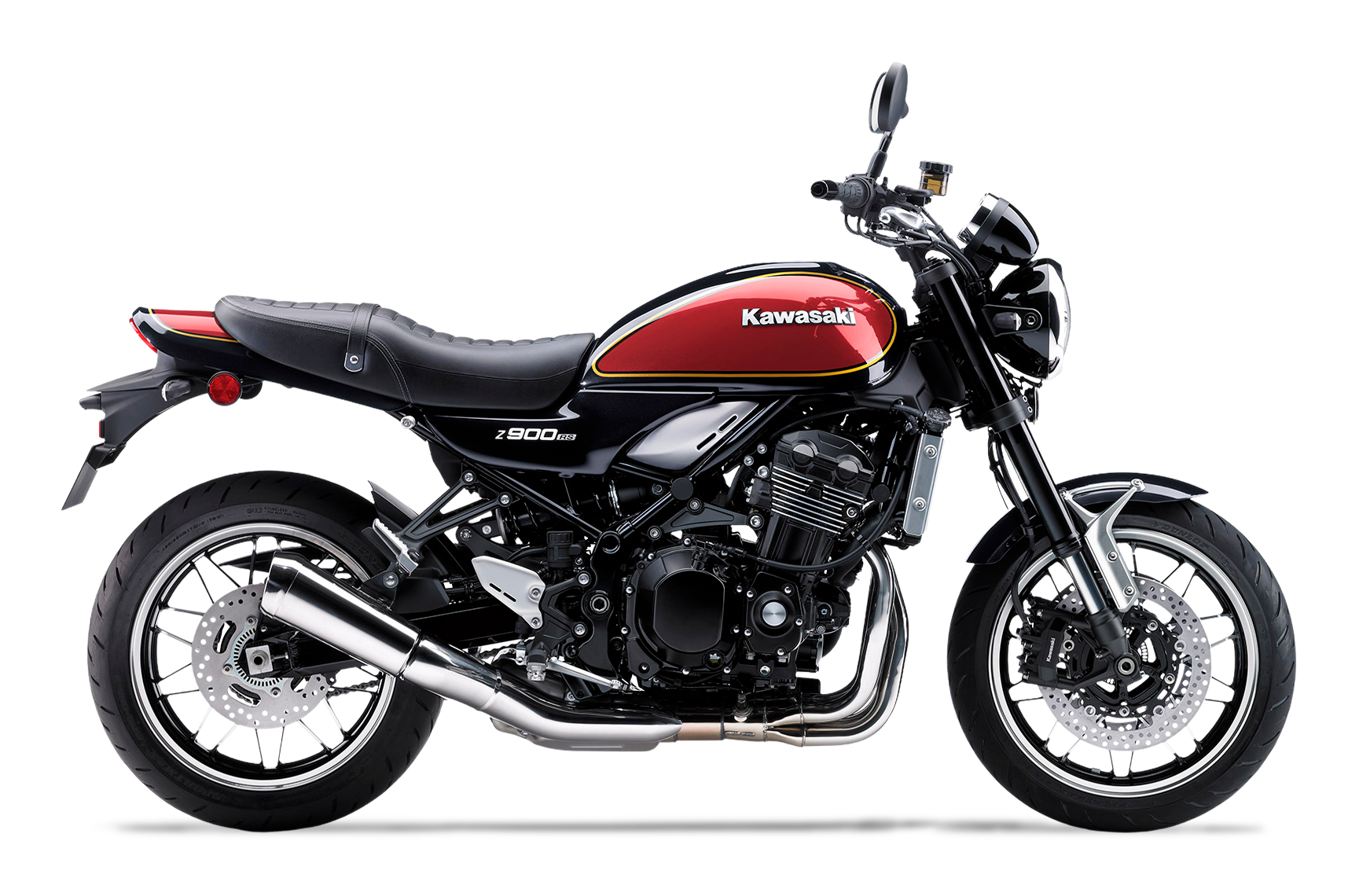 KAWASAKI Z900RS ABS 2023 en color rojo