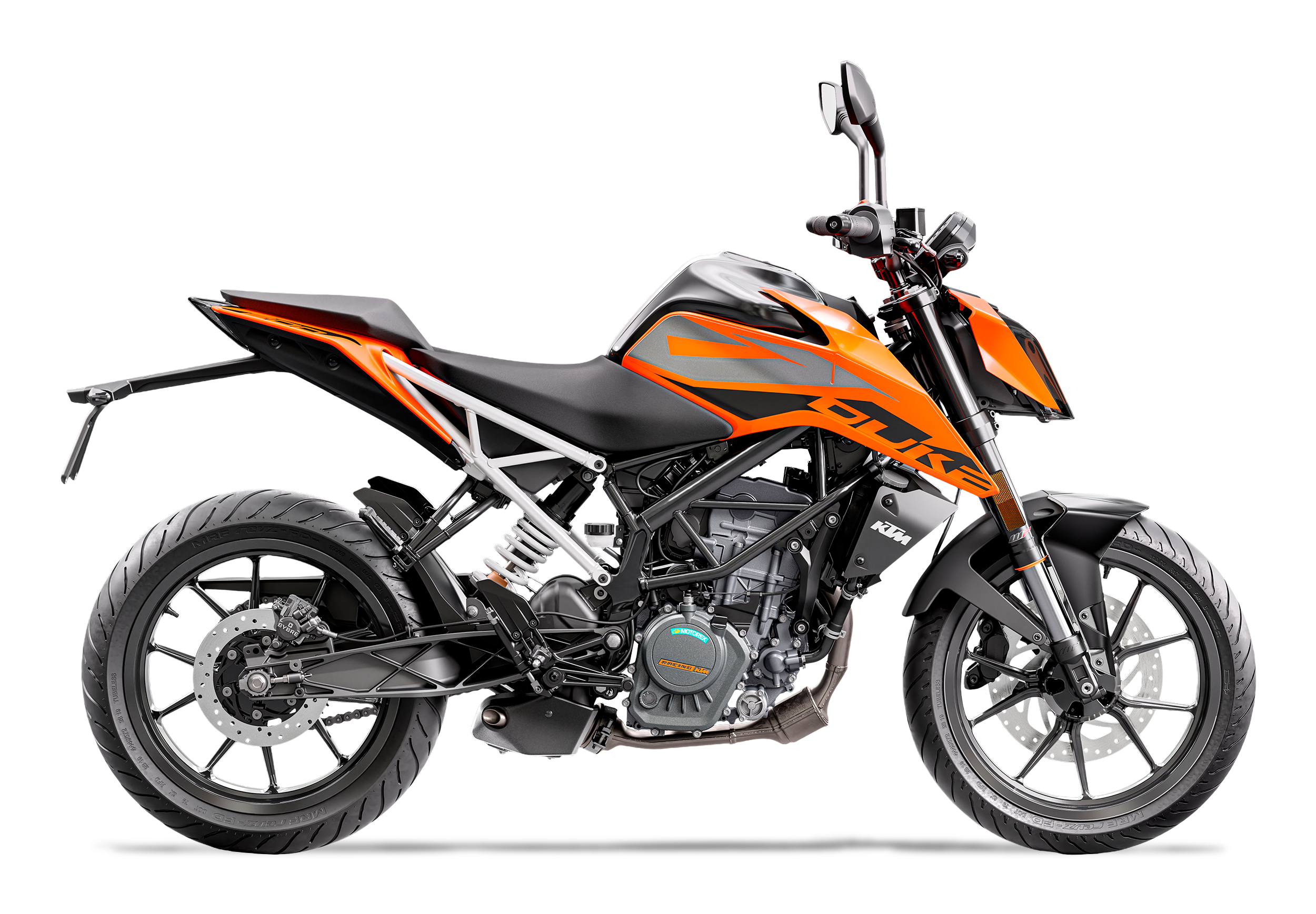 KTM Duke 200 2025 en acción