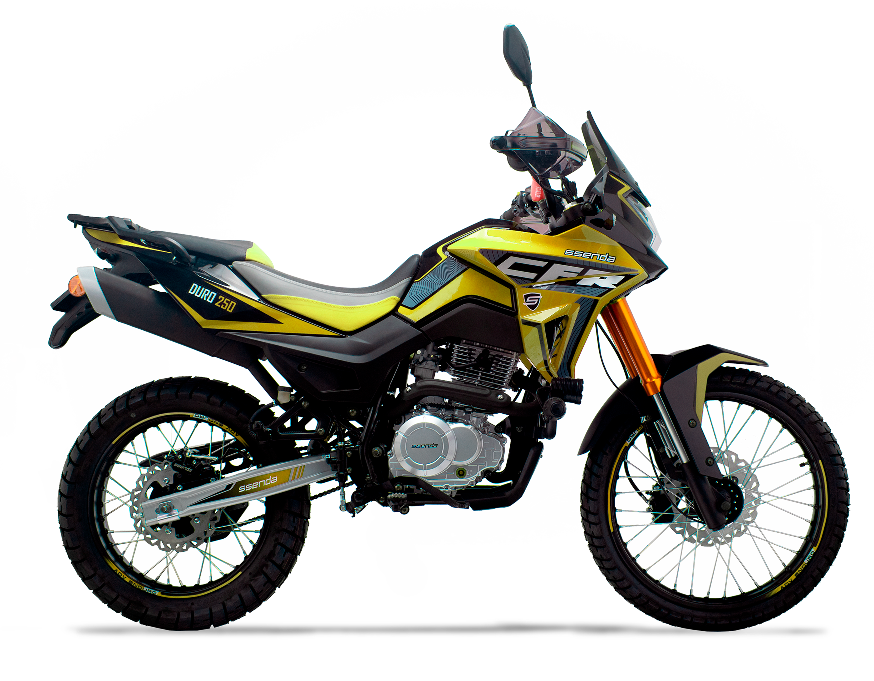 SSENDA DURO 250 CFR 2025 en color amarillo