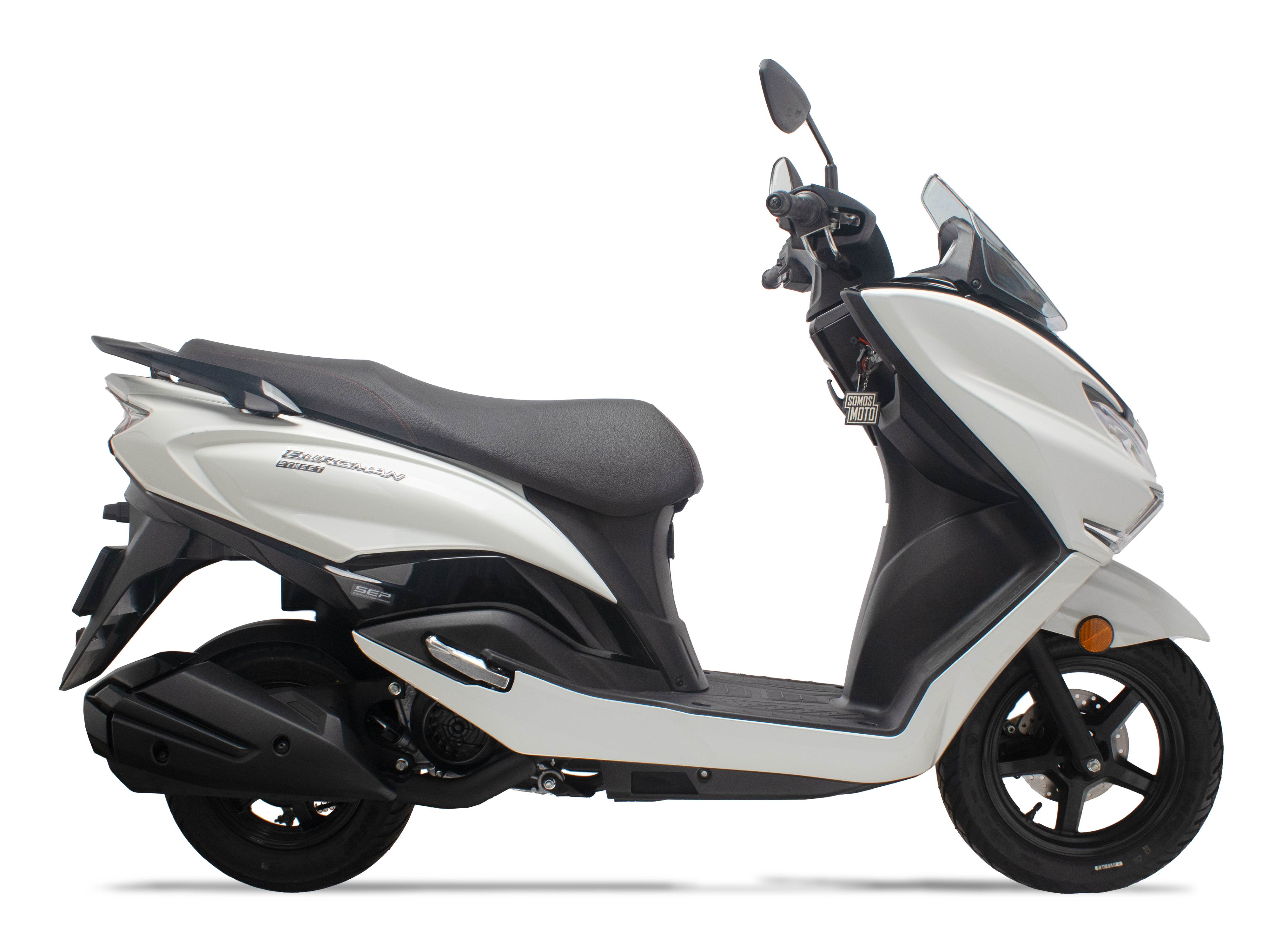 Suzuki Burgman UB125 2026 en color blanco