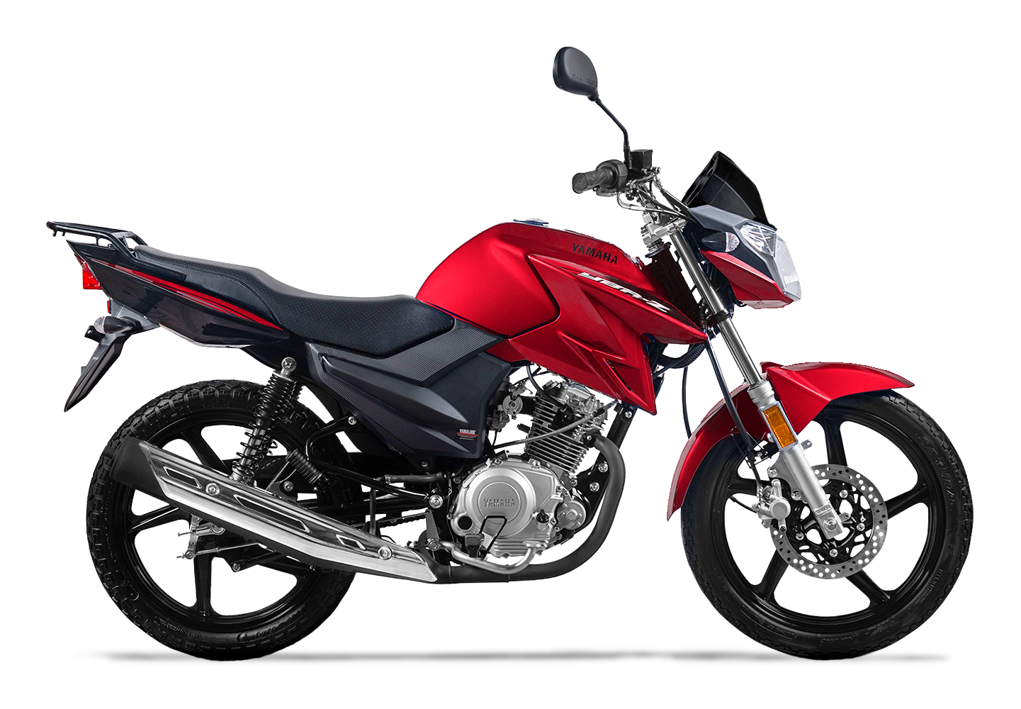 YAMAHA YBR125Z 2025 en color rojo