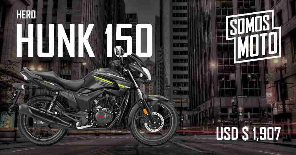 Hero HUNK 150 2025 | Precio $ 1,907 | Motos Hero | Somos Moto | Perú