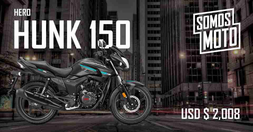 Hero HUNK 150 2025 | Precio $ 2,008 | Motos Hero | Somos Moto | Perú