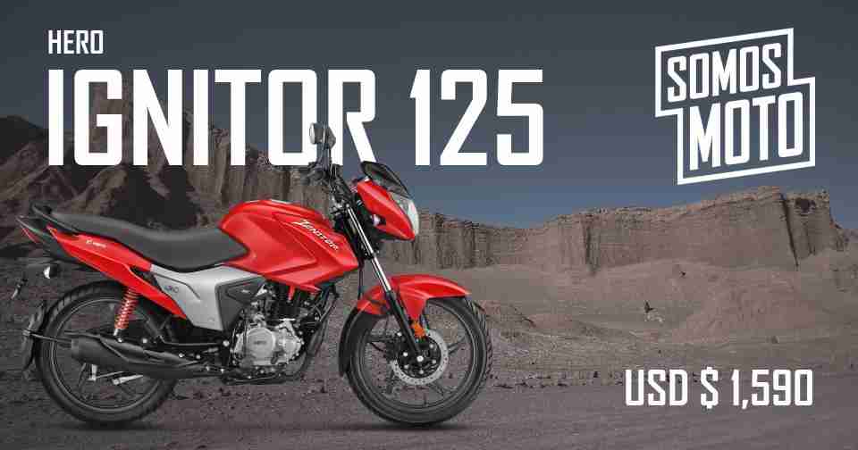 Hero Ignitor 125 5G 2024 | Precio $ 1,590 | Motos Hero | Somos Moto | Perú