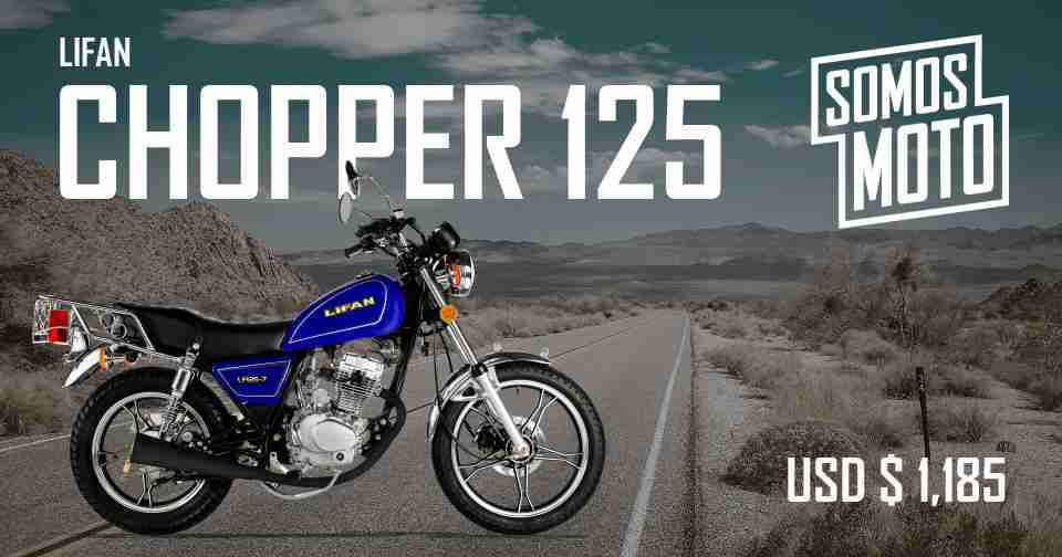 Lifan Chopper 125 LF125 2022 Precio 1,185 Motos Lifan