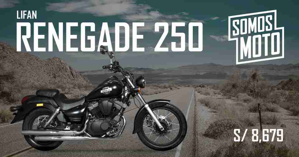 Lifan Renegade LF250 B 2017 Precio S/ 8,679 Motos Lifan