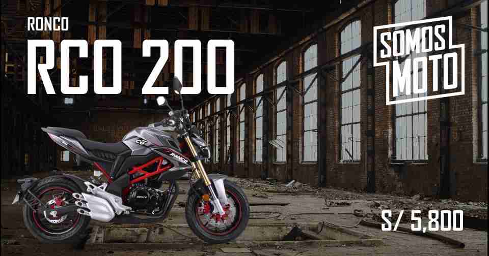 Ronco RCO 200 2026 | Precio S/ 5,800 | Motos Ronco | Somos Moto | Perú