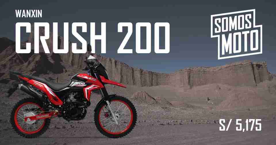 Wanxin CRUSH 200 2023 | Precio S/ 5,175 | Motos Wanxin | Somos Moto | Perú